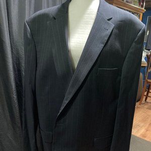 Joseph A Banks Dark Blue Pin Stripe 52L Suit